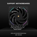 Thermalright Phantom Spirit 120 EVO - Enfriador de CPU, ventilador dual TL-K12 PWM, 7 tubos de calor de refrigeración de CPU, con velocidad de 2150 RPM, para AMD AM4 AM5/Intel