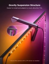 Tira de luces LED RGBICW Wi-Fi de 7.8 pies con cámara, 4 colores en 1 Govee Retroiluminación de TV 3 Lite con función de corrección de ojo de pez Sincronización con televisores de 40 a 50 pulgadas,