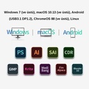 XPPen - Tableta de dibujo mejorada Artist13.3 Pro V2 con pantalla, 16384 Pen Pressure X3