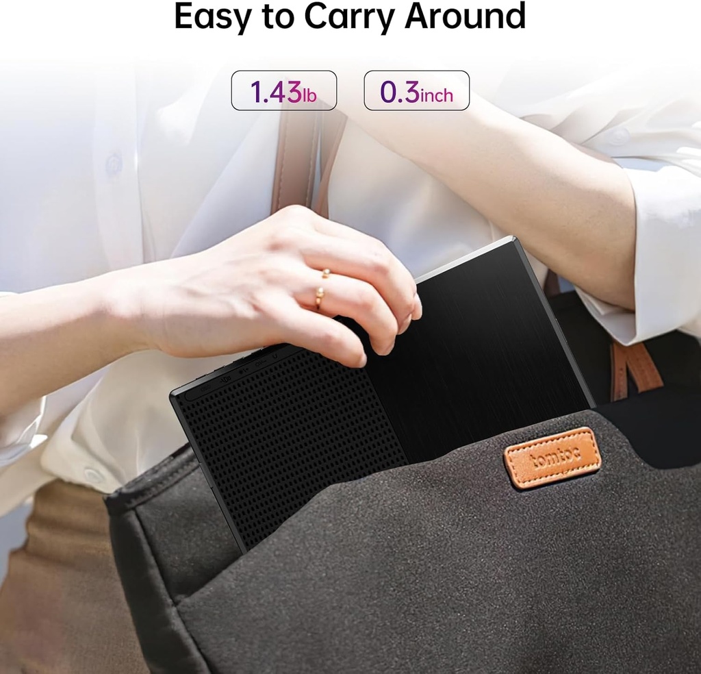 Yxk Monitor portatil de 15.6 pulgadas 1080P USB-C HDMI Ultra-Slim Monitor de viaje con soporte, para laptop, PC, teléfono Mac, PS, Xbox, Swich IPS