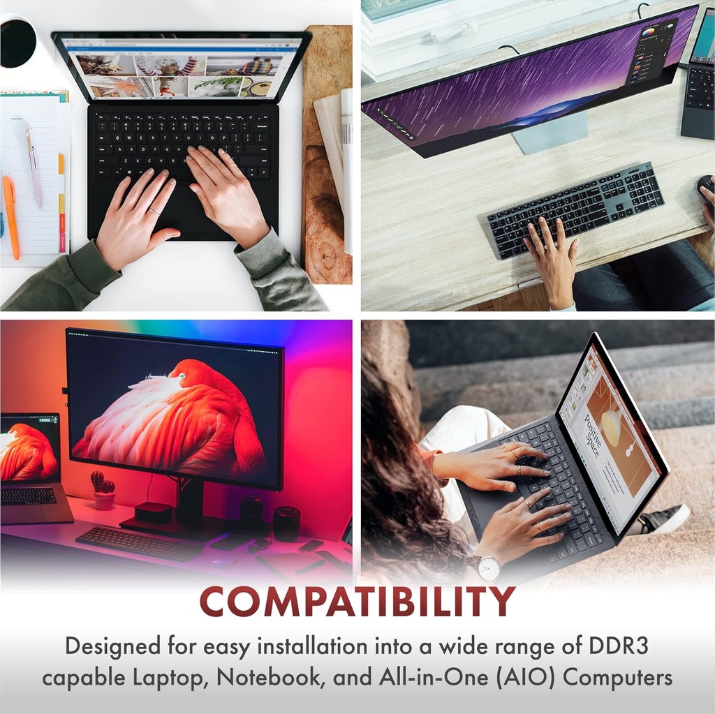 A-Tech 8GB DDR3/DDR3L 1600MHz PC3L-12800 (PC3-12800) 