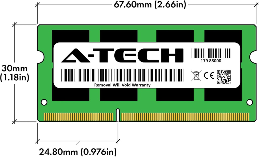 A-Tech 8GB DDR3/DDR3L 1600MHz PC3L-12800 (PC3-12800) | ORDENWEB
