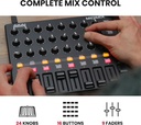 Akai Professional MIDImix consola mezcladora DAW de alto rendimiento USB (24 perillas / 16 botones / 8 reguladores de volumen)