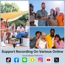 BOYA BY-V4U Micrófono Lavalier inalámbrico