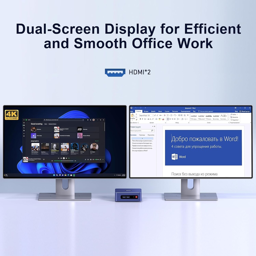 Beelink SER3 Mini PC AMD Ryzen 3 3200U (hasta 3.5 GHz), 16 GB DDR4 2400MT/s 500 GB PCIE3.0 SSD Mini computadora, Radeon Vega 3 Graphics 3 3core 1200 MHz, LAN de 1000 Mbps, pantalla HDMI dual 4K PC de