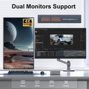 Beelink Mini PC AMD Ryzen 5 6600U, 24GB LPDDR5 500GB PCIE4.0 SSD, mini computadora con AMD Radeon 660M, Dual LAN/Dual 4K Display/USB3.2/WiFi6/BT5.2 / Hogar/Oficina/Gaming Micro PC