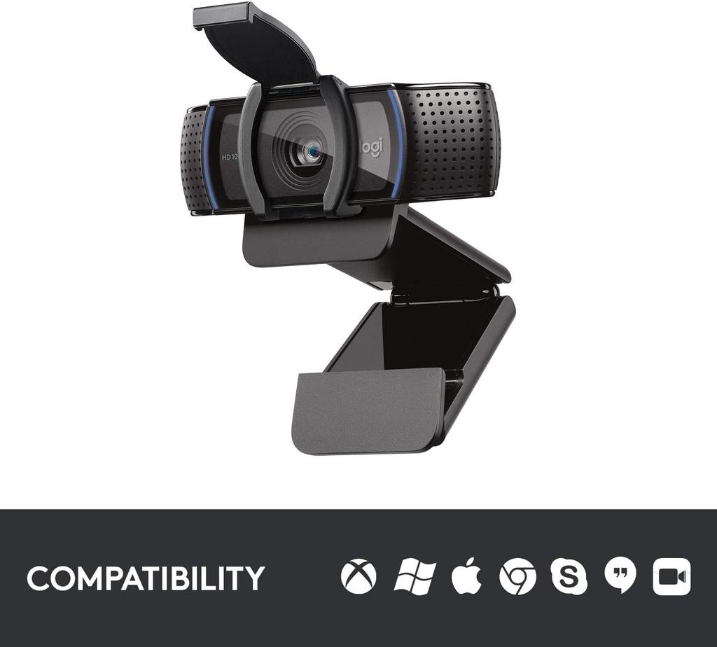 Camara Web Logitech C920s HD Pro