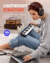 Donner - Controlador de teclado MIDI USB pequeño con 25 teclas, N-25, con miniteclas sensibles a la velocidad, interruptor de iluminación y software de producción de música incluido