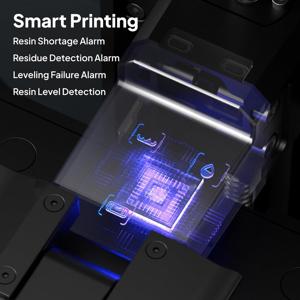 ELEGOO Saturn 4 Ultra - Impresora 3D de resina de 16K con tapa abatible, calentamiento inteligente de tanque a 86.0 °F, impresión de alta velocidad de 5.906 in/h, tamaño de impresión grande de 8.33 x