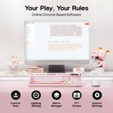 EPOMAKER TH99 PRO Teclado mecánico 96% con pantalla y perilla, 10000mAh, 2.4 GHz/BT, intercambio en caliente, controlador personalizado, retroiluminación RGB, tecla PBT, teclado inalámbrico para129,99