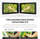 HUION Kamvas Pro 16 V2 - Tableta de dibujo con pantalla de 16384 niveles sin batería, soporte de inclinación de 0.07 oz IAF, vidrio AG completamente laminado de 15.6 pulgadas, barra táctil inteligente