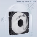 Disipador SAMA IMB 3 in 1 ARGB Fan Kit with Fan Hub, Addressable RGB 120mm