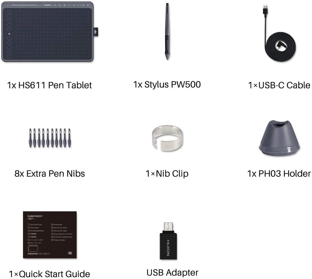 Tablet De Dibujo Grafico Huion HS611