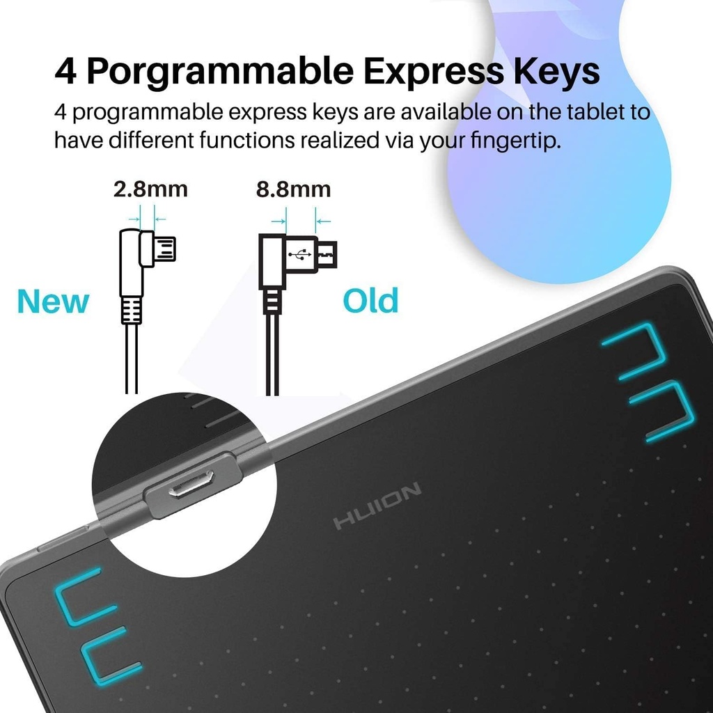 Tablet De Dibujo Grafico Huion HS64