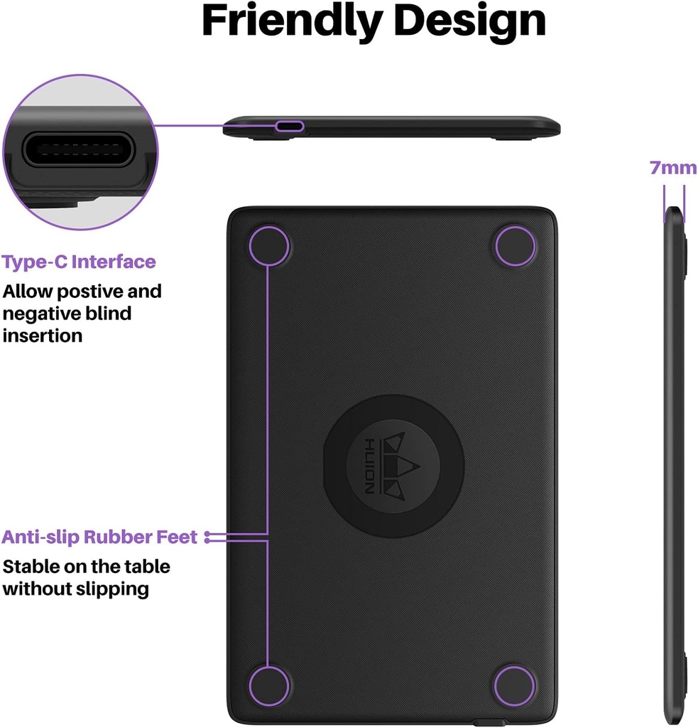 Tablet De Dibujo Huion H420X