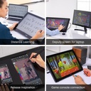 Tablet De Dibujo/Diseño - HUION KAMVAS 22 - Con Pantalla 21.5" Full HD - 120% sRGB - Windows PC, Mac, Android