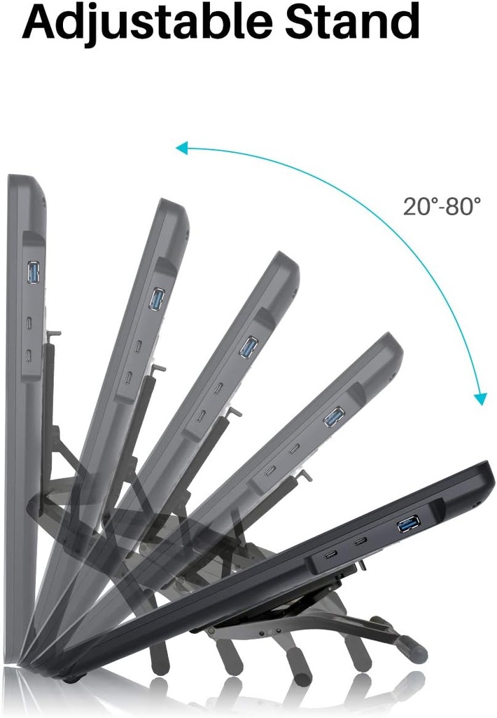 Tablet De Dibujo/Diseño - HUION KAMVAS 22 - Con Pantalla 21.5" Full HD - 120% sRGB - Windows PC, Mac, Android