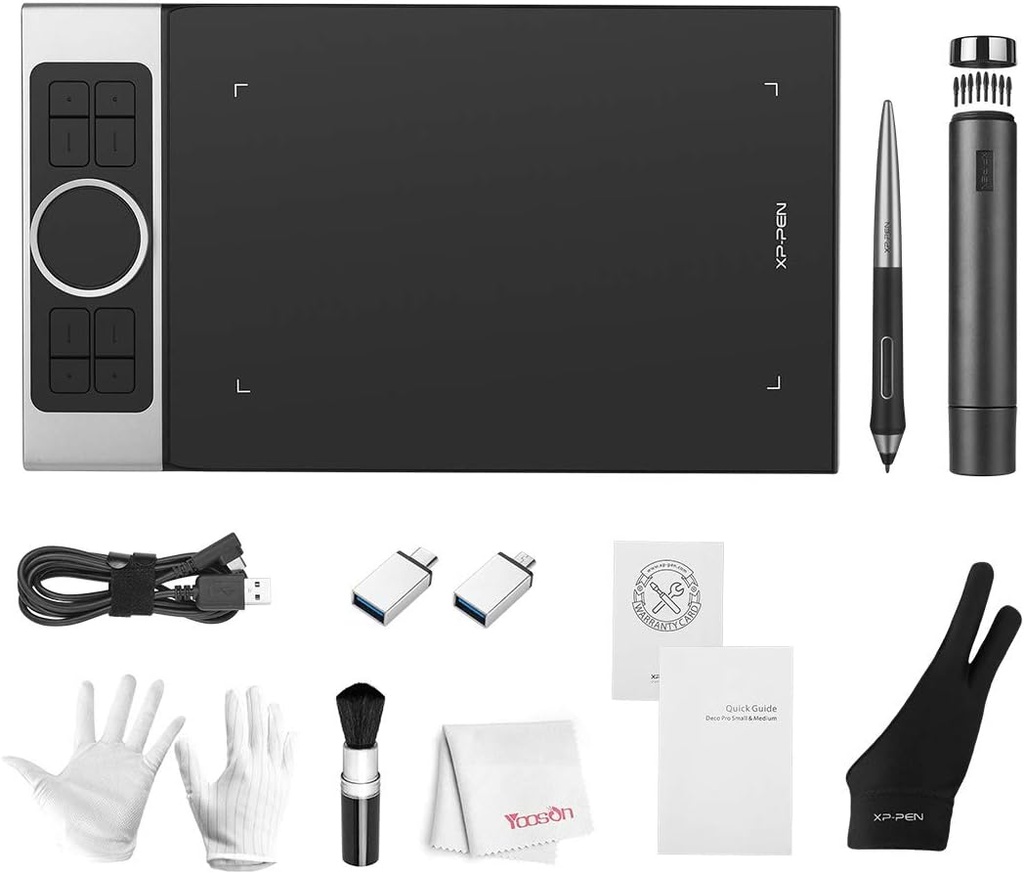 Tableta de dibujo ultrafina, XP PEN Deco Pro Medium 11 x 6 pulgadas