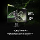 MSI 27" 180 Hz Monitor de Juegos Rápido VA QHD FreeSync (AMD Sincronización Adaptativa) 80% Adobe RGB / 80% DCI-P3 / 105% sRGB MAG 27CQ6F 