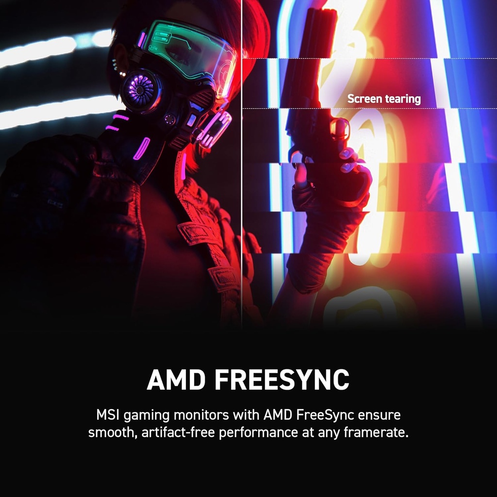 MSI 27" 180 Hz Monitor de Juegos Rápido VA QHD FreeSync (AMD Sincronización Adaptativa) 80% Adobe RGB / 80% DCI-P3 / 105% sRGB MAG 27CQ6F 