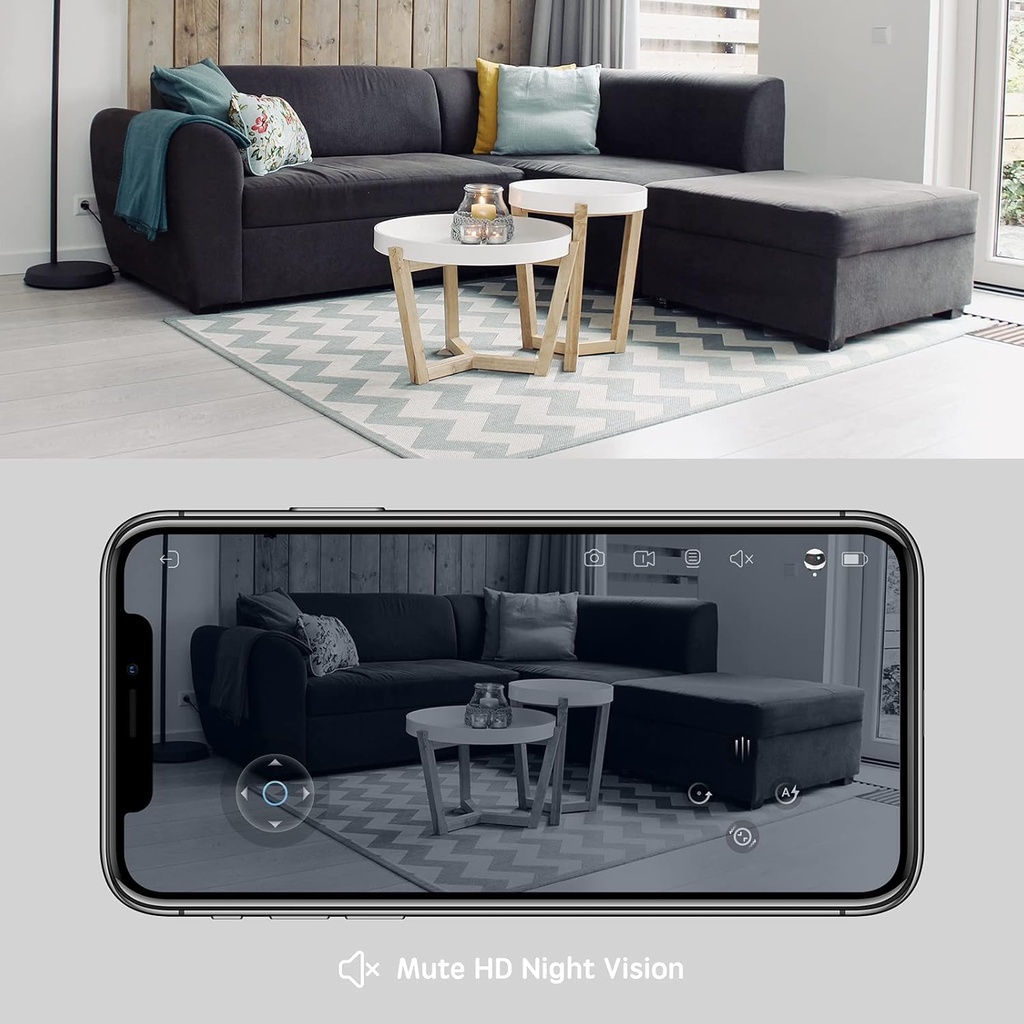 Enabot Cámara de seguridad para el hogar EBO SE