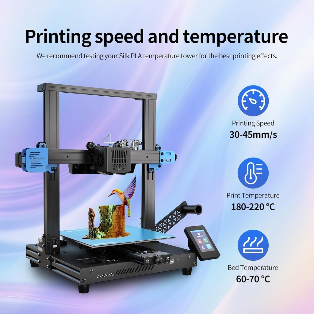 GIANTARM Filamento PLA de seda tricolores, filamento brillante para impresora 3D de 0.069 in +/-0.001 in, carrete de 2.2 libras, embalaje al vacío (rojo+dorado + negro) 