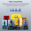 ANYCUBIC Resina para impresora 3D, resina similar a ABS Pro 2 con resistencia y tenacidad mejoradas, rendimiento muy superior a la resina similar al ABS, bajo olor, amplia compatibilidad para todas 