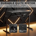 Escritorio Electrico Altura Ajustable FURMAX - 55"x24" - Negro (4046)