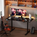 Escritorio Electrico Altura Ajustable FURMAX - 55"x24" - Negro (4046)