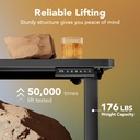 Escritorio Electrico Altura Ajustable HUANUO - 48"x24" - Negro