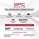 Akai Professional MPK Mini Plus - Controlador de teclado MIDI USB con 37 mini teclas, 8 almohadillas MPC, secuenciador, MIDI/CV/Gate I/O y paquete de sonido de instrumentos nativos, edición limitada blanca 
