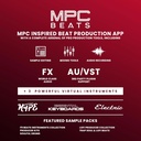 Akai Professional MPK Mini Plus - Controlador de teclado MIDI USB con 37 mini teclas, 8 almohadillas MPC, secuenciador, E/S MIDI/CV/puerta 
