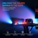 Escritorio Gamer Con Iluminacion LED RGB - Ergonómico 55 Pulgadas