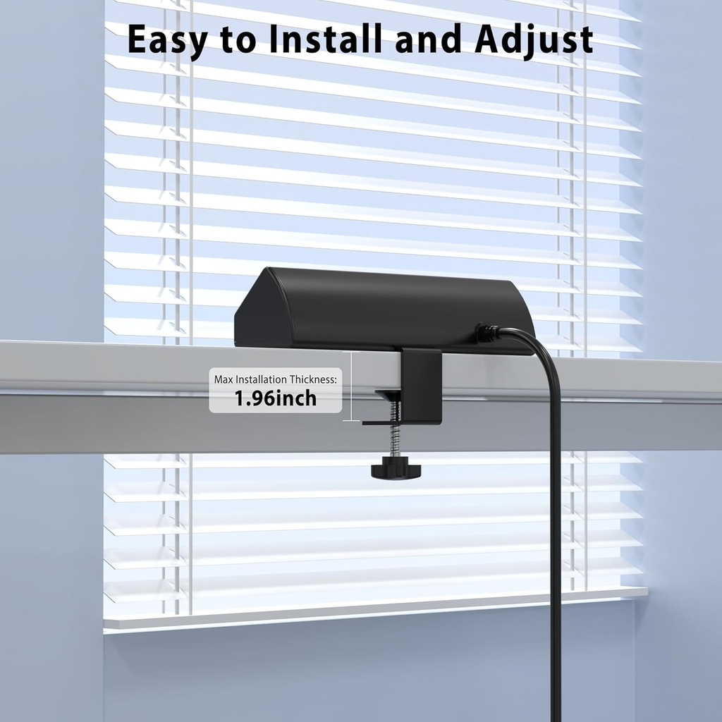 Jgstkcity Regleta de alimentación con abrazadera de escritorio, estación de carga rápida de 45 W, 4 USB-C, 4 USB-A, protector de sobretensiones de montaje en escritorio, cable de extensión de 1875 W 