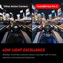 Insta360 Ace Pro 2 - Paquete de buceo - Cámara de acción impermeable 8K diseñada conjuntamente con Leica, sensor insignia de 1/1.3 pulgadas, 8K30, pantalla abatible de 2.5 pulgadas | Incluye funda de buceo, agarre de mango flotante (256 GB)