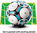 LEGO Editions - Balón de fútbol – Juguete de construcción para niños – Decoración deportiva coleccionable para niños y niñas, a partir de 10 años – Incluye micro estadio – Idea de regalo para cumpleaños – 43019