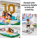 LEGO Editions Lionel Messi - Juego de coleccionista, juguete de construcción para niños, coleccionable de fútbol, decoración deportiva para niños y niñas, a partir de 12 años, idea de regalo para