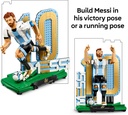 LEGO Editions Lionel Messi - Juego de coleccionista, juguete de construcción para niños, coleccionable de fútbol, decoración deportiva para niños y niñas, a partir de 12 años, idea de regalo para