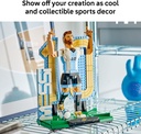 LEGO Editions Lionel Messi – Soccer Legend - Building Set for Boys & Girls, Ages 12+ - Collectible Soccer Gift with Plaque - Kids Bedroom or Shelf Decor - 43015 