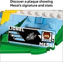 LEGO Editions Lionel Messi - Soccer Highlights - Building Set for Boys & Girls, Ages 10+ - Collectible Soccer Gift with Plaque - Kids Bedroom or Shelf Decor - 43011