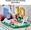 LEGO Editions Lionel Messi - Soccer Highlights - Building Set for Boys & Girls, Ages 10+ - Collectible Soccer Gift with Plaque - Kids Bedroom or Shelf Decor - 43011