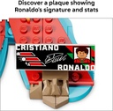 LEGO Editions Cristiano Ronaldo - Soccer Highlights - Building Set for Boys & Girls, Ages 10+ - Collectible Soccer Gift with Plaque - Kids Bedroom or Shelf Decor - 43012