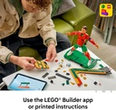 LEGO Editions Cristiano Ronaldo – Leyenda del fútbol – Juego de construcción para niños y niñas, a partir de 12 años – Regalo de fútbol coleccionable con placa – Decoración de dormitorio o estante 