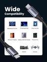 UGREEN Cable USB C a USB C de 240 W, cable USB C de carga rápida para iPhone 17 Pro Max/16, Samsung Galaxy S25/S24, MacBook Pro/Air, iPad Pro/Air/Mini, Dell XPS, 6.6FT 