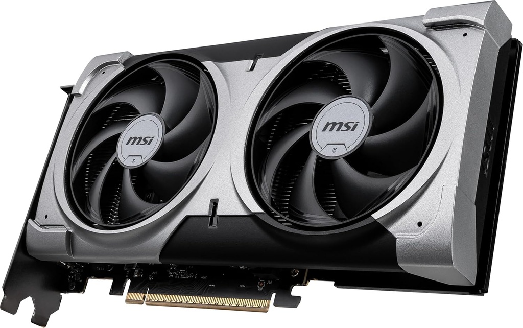 MSI Gaming RTX 5060 Ti 16G Ventus 2X OC Plus Tarjeta gráfica (16GB GDDR7, 128 bits, Rendimiento extremo: TBA MHz, DisplayPort x 3 2.1a, HDMI 2.1b, Arquitectura NVIDIA Blackwell) 