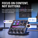 Elgato Stream Deck +, mezclador de audio, consola de producción y controlador de estudio para creadores de contenido, streaming, juegos, con diales de tira táctil personalizables y teclas LCD 