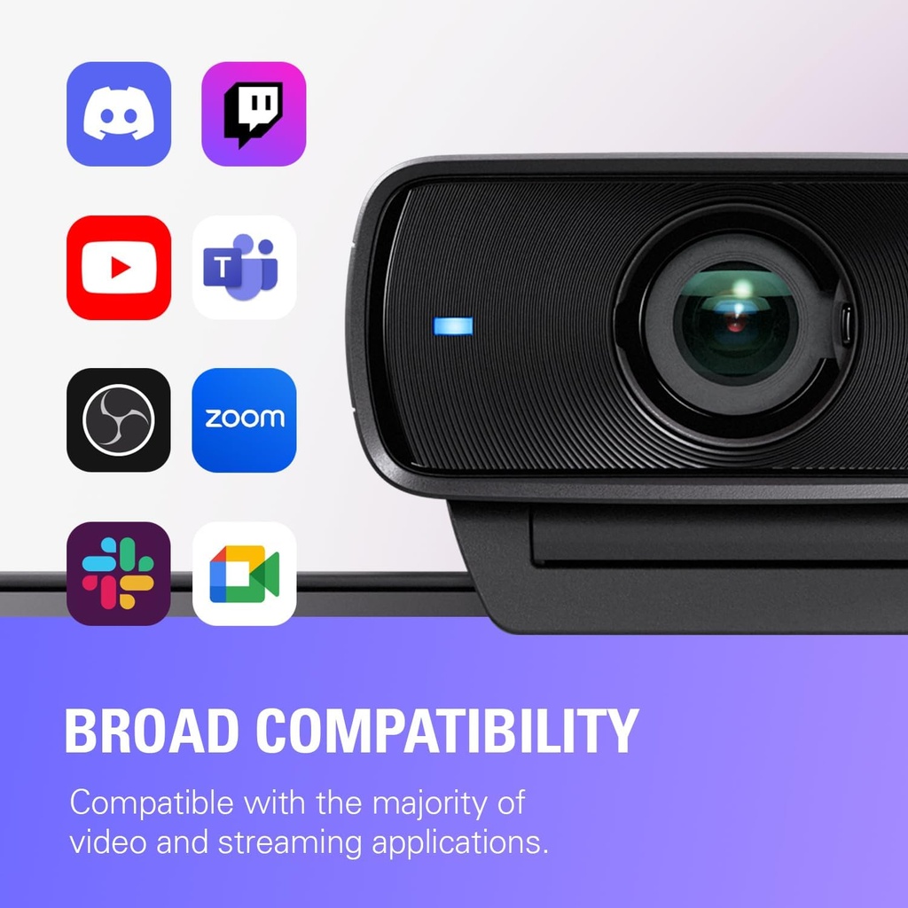 Elgato Facecam MK.2 – Webcam Full HD Premium para Transmisión, Juegos, Videollamadas, Grabación, HDR Habilitado, Sensor Sony, Control PTZ – funciona con OBS, Zoom, Teams y más, para PC/Mac 