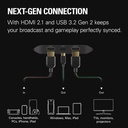 Elgato 4K X - Captura hasta 4K144 con latencia ultrabaja en PS5|Pro, Xbox Series X|S, Nintendo Switch 2, OBS y más, HDMI 2.1, VRR, HDR10, USB 3.2 Gen 2, para transmisión y grabación, PC, Mac | iPad 