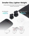 OBSBOT Tiny 3 Lite - Cámara web 4K de audio espacial con IA - Cámara PTZ compacta de seguimiento de IA con sensor de 1/2 pulgada, Tri-Mic, control de voz, 120FPS, HDR, cámara web para PC, Mac, portátil, transmisión, reunión, interruptor 2