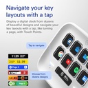 Elgato Stream Deck Neo – 8 teclas personalizables, 2 puntos táctiles, agiliza tareas y flujos de trabajo - Controla Word, Excel, PowerPoint, Teams, Zoom, Spotify y más, configuración de arrastrar y